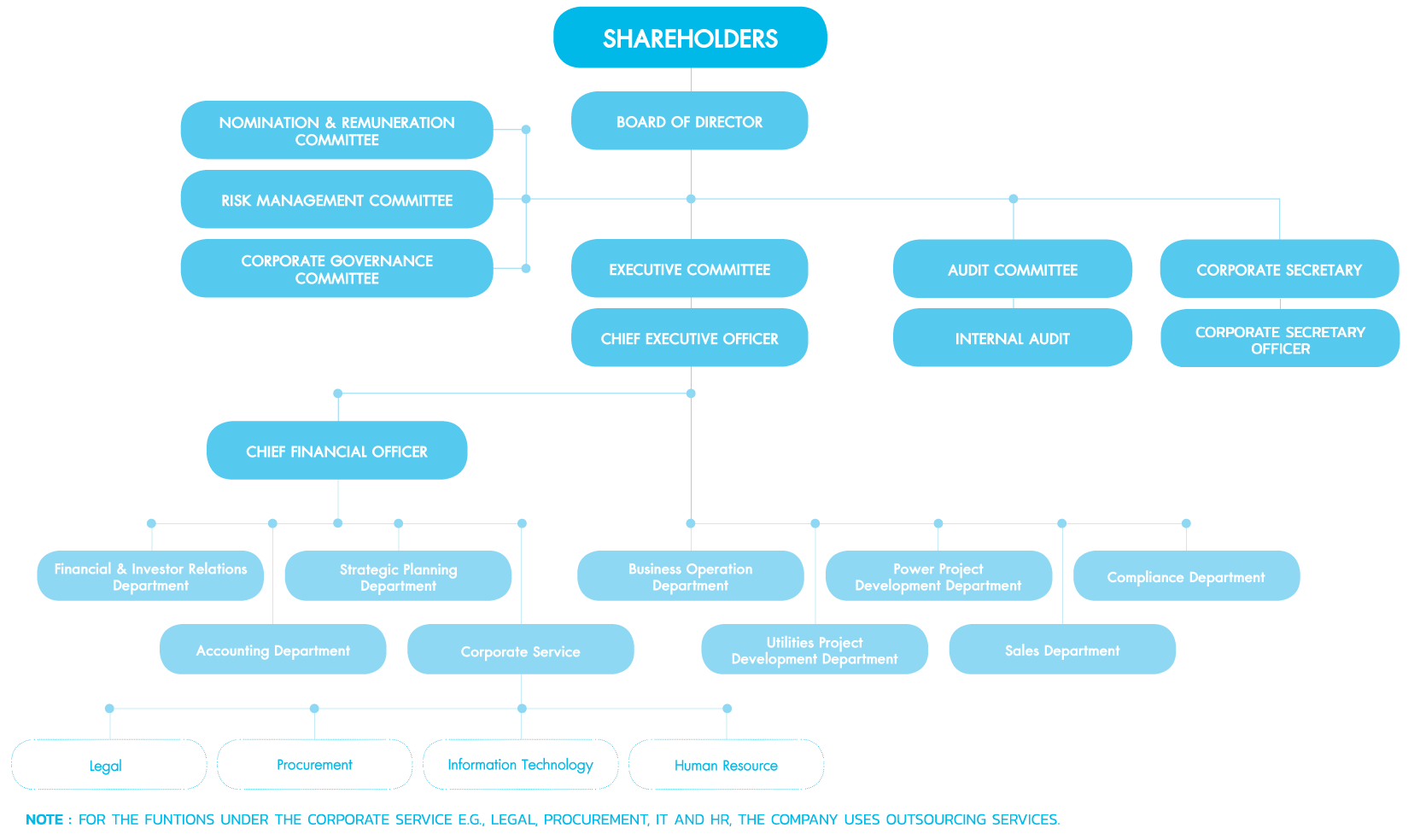 Solar Company Organizational Chart