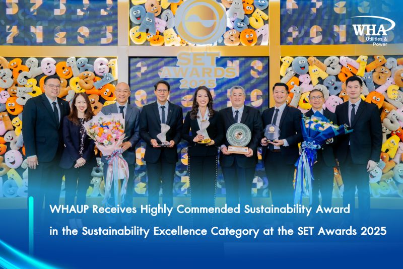 WHAUP Receives Highly Commended Sustainability Award in the Sustainability Excellence Category at the SET Awards 2025