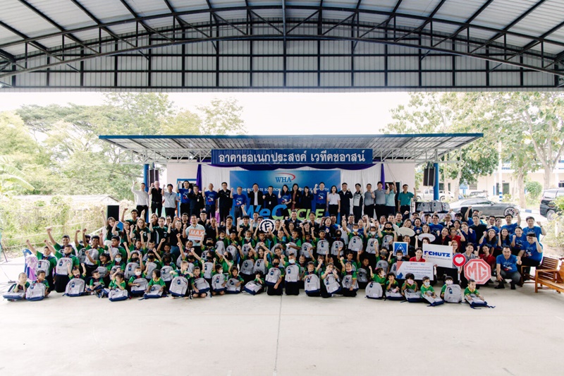 WHA Group, business partners and customers Provide Backpacks and School Supplies to Students in Local School around WHA Industrial Estates for 25th Consecutive Year