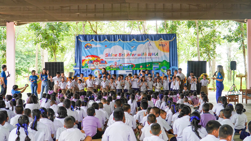 ดับบลิวเอชเอ กรุ๊ป ร่วมกับมูลนิธินายแพทย์สมยศ อนันตประยูร สนับสนุนการติดตั้ง Solar Rooftop  ให้กับโรงเรียนในจังหวัดระยอง ภายใต้โครงการ Shine Brighter with WHA